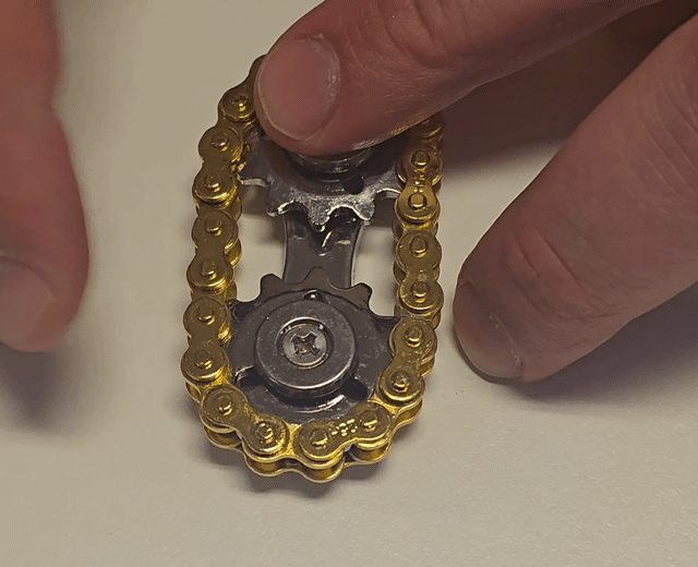 Chain and Sprocket Fidgets